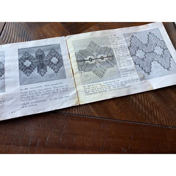 Cross stitch Needlework Booklet Lot of (7) Vintage Christmas Baby JCPenny HUCK - Picture 4 of 16